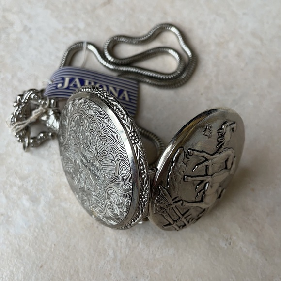 Japona Accessories Japona Pocket Watch Battery Stainless Steel